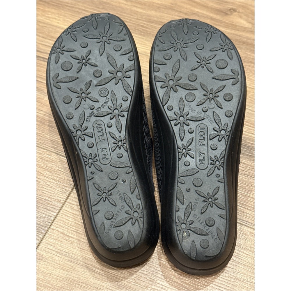 Fly Flot Clogs, Made In Italy, Anatomical, Anti-Shock, Black, Lite Weight, EUC - Picture 9 of 16